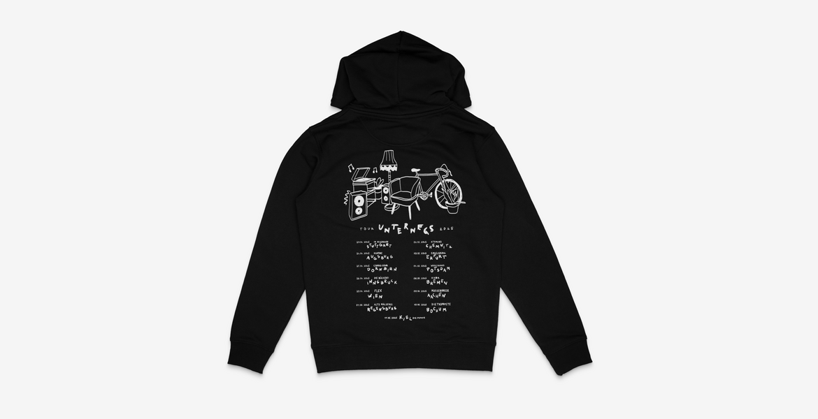 UNTERWEGS, Tour 2025 Hoodie | black